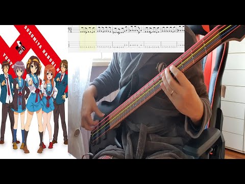 Aya Hirano - God Knows - Bass Cover With Tab