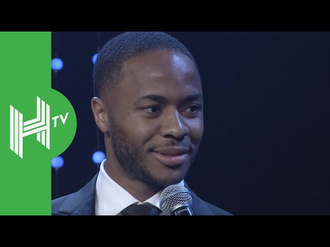 Raheem Sterling honoured at BT Sport Industry Awards