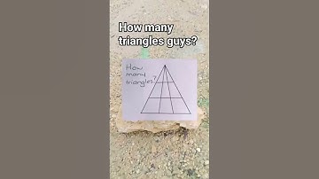 how many triangles? #reelsvideo #reels #guess #challenge #triangle #feedshorts #shortfeed