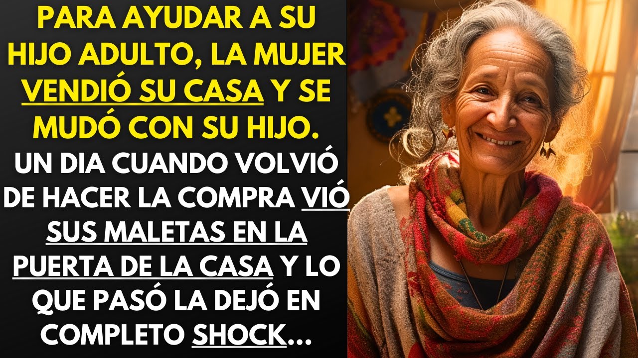 LA MADRE VENDIÓ SU CASA Y SE MUDÓ CON SU HIJO... UN DÍA, VIO SU MALETA EN LA PUERTA DE ENTRADA...