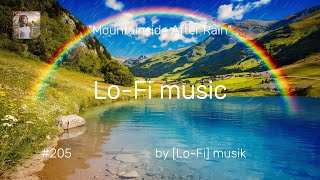 'LoFi music' Mountainside After Rain雨上がりの山腹Montagnes après la pluie