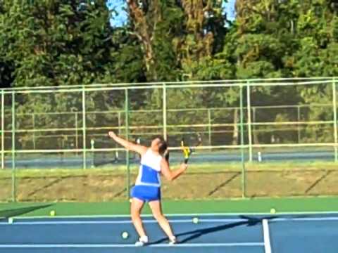 KARA SMITH Chillicothe HS Senior 2011 Tennis Pract...