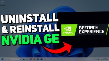 How to Uninstall and Reinstall NVIDIA GeForce Experience (Tutorial)