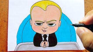 Como Desenhar e Pintar O PODEROSO CHEFINHO How To Draw