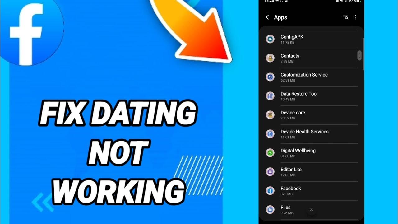 How to fix dating not working On Facebook YouTube