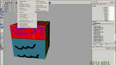 Texture Mapping in Maya:  Cube (Part 3)