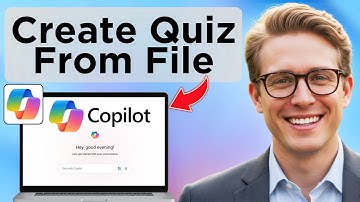 How To Upload A Word File To Microsoft Copilot and Generate a Quiz 2025 Update