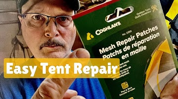 Tentgaas repareren. Stap voor stap met Coghlan