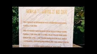 Tugu Episentrum Gempa Bumi Jogja 2006 || Dusun Potrobayan