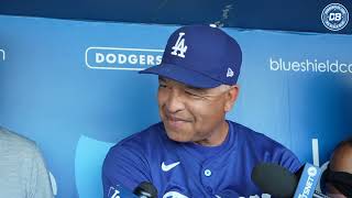 Dodgers pregame: Dave Roberts shares update on Clayton Kershaw & Kendall George at Dodger Stadium