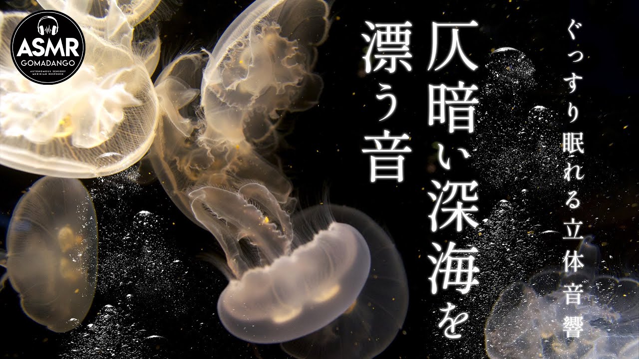 ぐっすり眠れる立体音響 水の音 海の音「仄暗い深海を漂う音」睡眠用BGM 作業用BGM 勉強用BGM