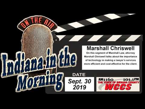 Indiana in the Morning Interview: Marshall Chriswell (9-30-19)