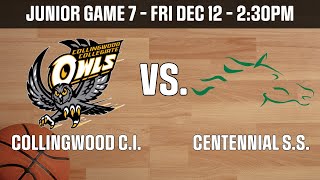 Junior Game 7 (Fri 2:30pm)