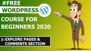 WordPress Pages and comments | WordPress Complete Course Basic to Advance #7 in Hindi/Urdu