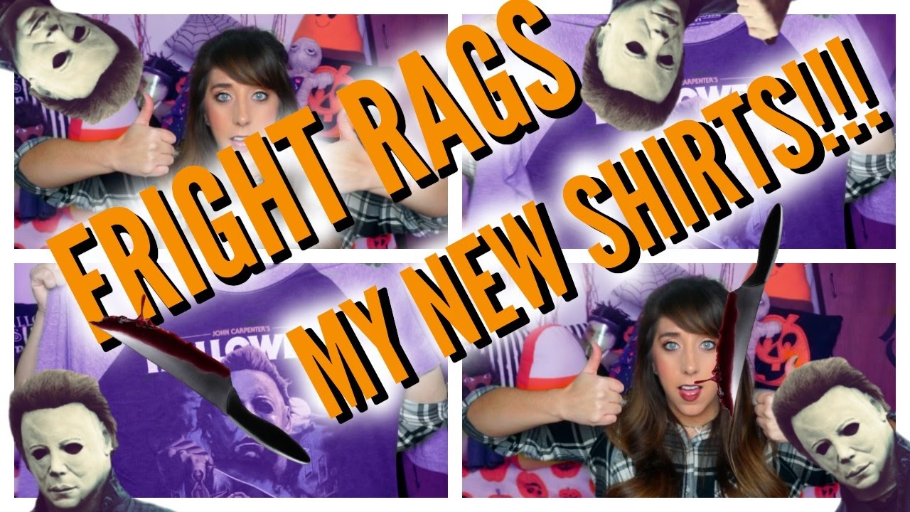 FRIGHT RAGS, MY NEW SHIRTS!!//HALLOWEEN HAPPY