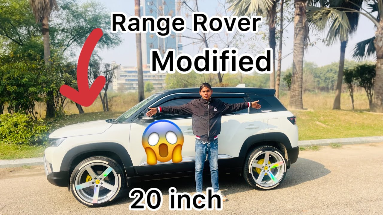 ये कौनसी 😱गाड़ी है breeza🔊 हे या Range 🚨Rover क्या 🔥बना दी गाड़ी 👌 ...