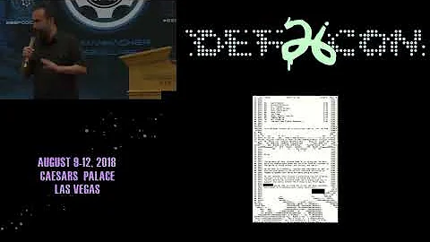 DEF CON 26 SE VILLAGE -  Neil Fallon - MIster Sinatra Will Hack You Now