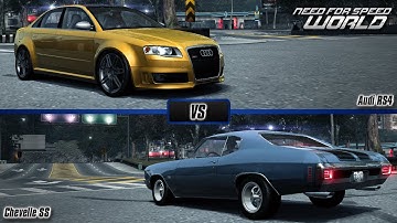 Need For Speed World: Audi RS4 vs. Chevrolet Chevelle SS