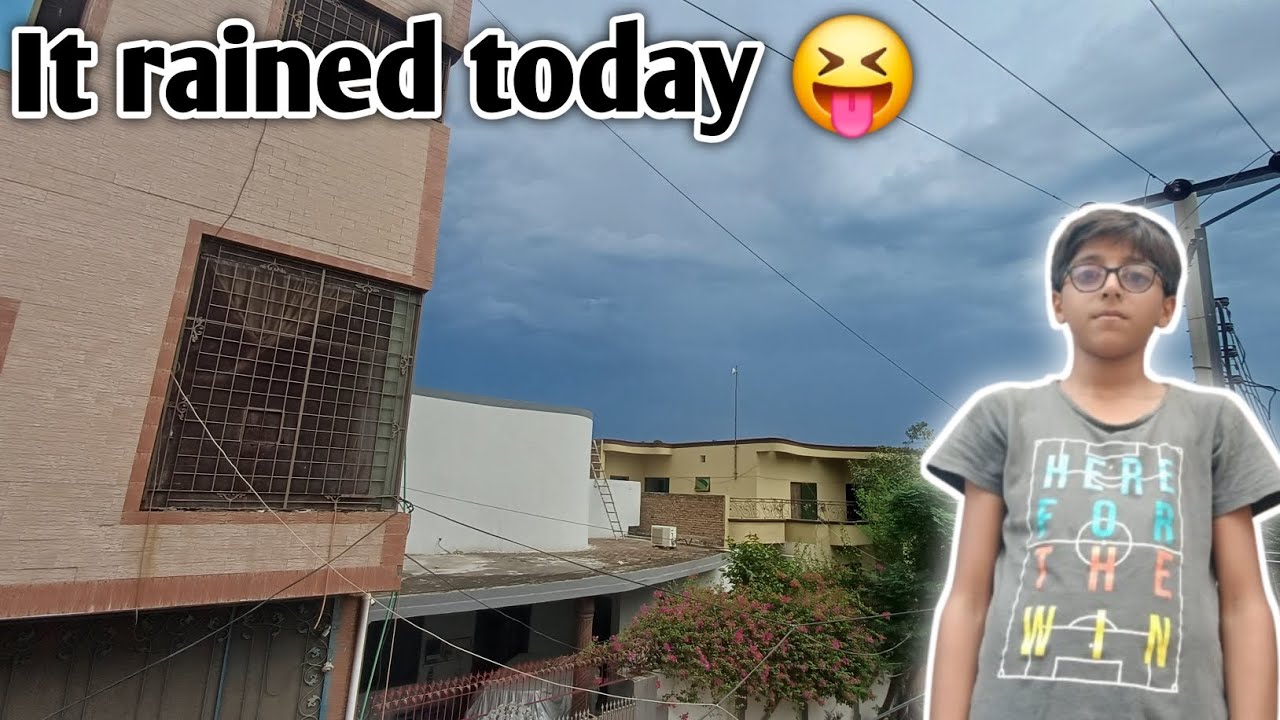 Yah It Rained It rained today 😝 - YouTube