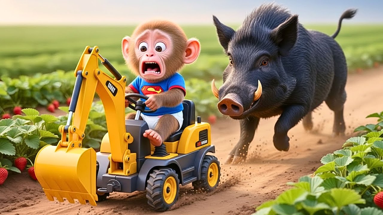 Lolo the Monkey and His Duck Friend Unlock the Wizard’s Magic Pen — A Hilarious Forest Adventure!