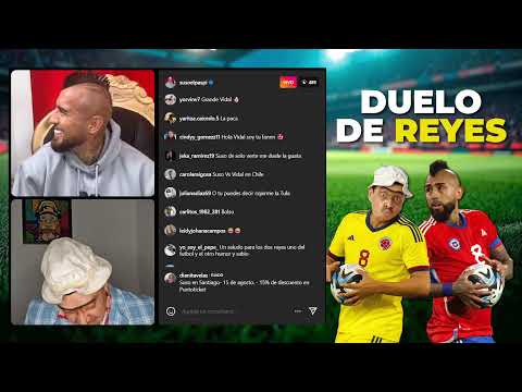 DUELO DE REYES - Suso el Paspi y ARTURO VIDAL EN VIVO desde INSTAGRAM