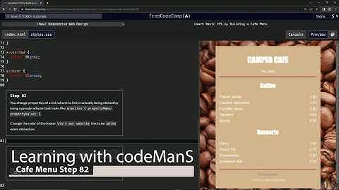 Learn Basic CSS by Building a Cafe Menu - Step 82