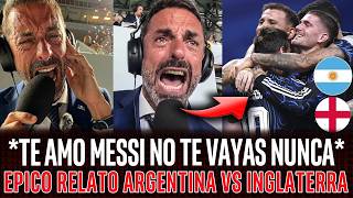 Locura Total Relator Argentino Rompe En Llanto En Argentina Vs Inglaterra