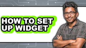 How to Set Up Widget (only Way)