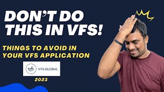 DONT DO THIS IN VFS Global || VFS Global Visa Appointment process and sharing my overall Experience screenshot 4