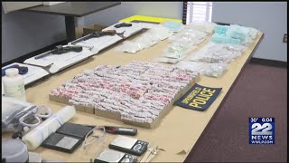 2 kilos heroin, 40K heroin bags, cocaine, firearms, $48K seized from Springfield home