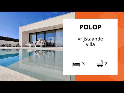 Luxe villa K'IIN met zwembad en zeezicht in Polop, Costa Blanca