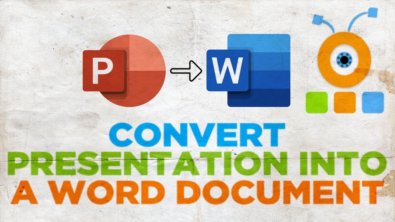 convert powerpoint presentation to word