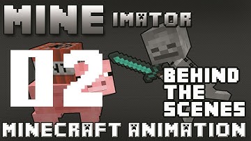 Take 02 Minecraft Animation : Pig v.s. Skeleton Part 3 : OFFICIAL : Mine Imator