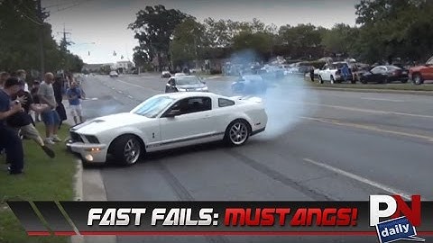 Fast Fails: Mustang Leaving Car Shows Edition
