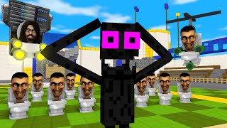 Monster School - SKIBIDI TOILET CLASH ROYALE VS CAMERMAN - Minecraft Animation