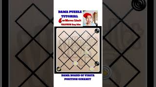 Dama Puzzle Tutorial Tips Unang Sulong Ang Puti Hindi Makaka Tabla itong itim.