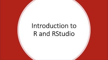 Introduction to R and RStudio