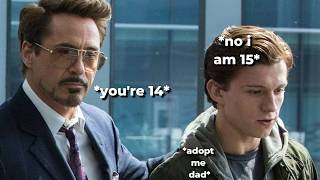Tony and Peter being Father and a 14 year kid