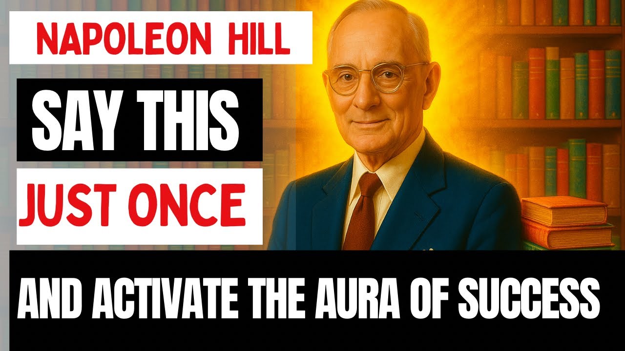 Say This Just Once and Activate the Aura of Success That Naturally Attracts Wealth | Napoleon Hill 