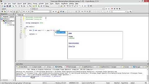 Program Menampilkan bilangan GENAP 1-20 C++