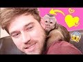 Girl Monkey Reacts to New Boyfriend! (FREAK OUT)