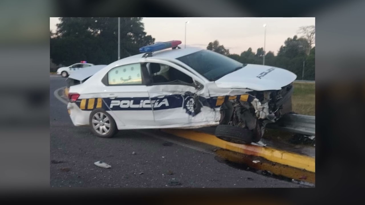 Persecución policial en San José culmina con choque contra un patrullero