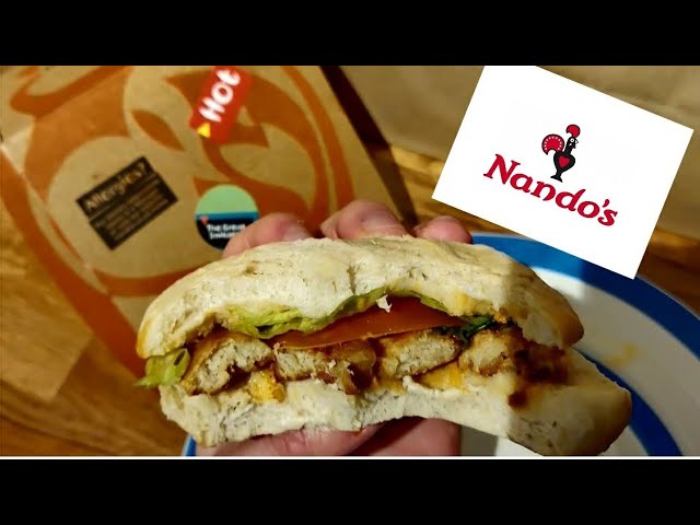 Trying The New Nando's Vegan Burger - 'The Great Imitator' | UK First