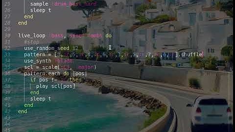 Corniche (Sonic Pi microcomposition)