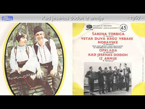 Duet Milica i Rade Jakovljevic - Kad jesenas dodjoh iz armije - (Audio 1967)