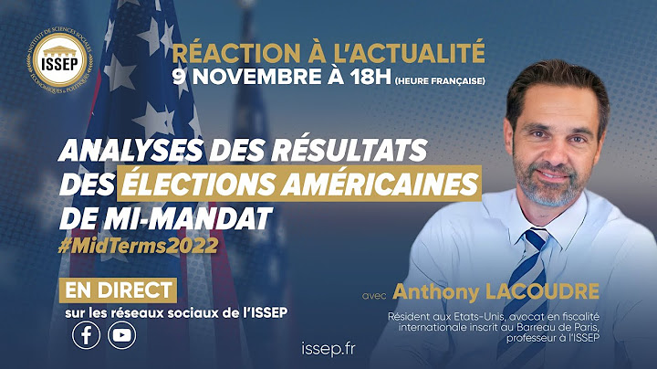 [EN DIRECT] Analyse des résultats des midterms par Anthony Lacoudre