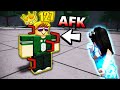 I Pretended to be a FAKE AFK NOOB with a KILLSTREAK in The Strongest Battlegrounds!