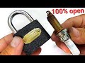 Ways to open a lock with spark plugs 🔐  Cách mở ổ khóa bằng bugi