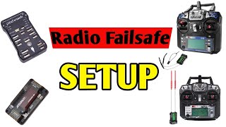 How to setup Radio Failsafe on Flysky FSi6/FSi6X Transmitter