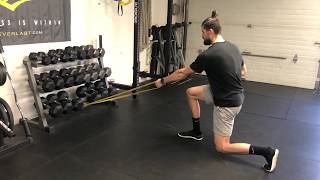 Iso Split Squat Neutral SA Banded Row Wealth